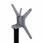 ΒΑΣΗ ΑΛΟΥΜΙΝΙΟΥ ΠΤΥΣΣΟΜΕΝΗ HM469.01 ΜΑΥΡΟ ΜΑΤ 66Χ66Χ72Υεκ. ΜΕ ΣΤΑΥΡΟ 48Χ48εκ. - Image 6