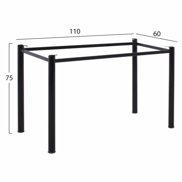 ΒΑΣΗ ΚΟΛΟΝΑΤΗ ΜΕΤΑΛΛΙΚΗ ΓΙΑ ΕΠΙΦΑΝΕΙΑ 120x70 - Image 2