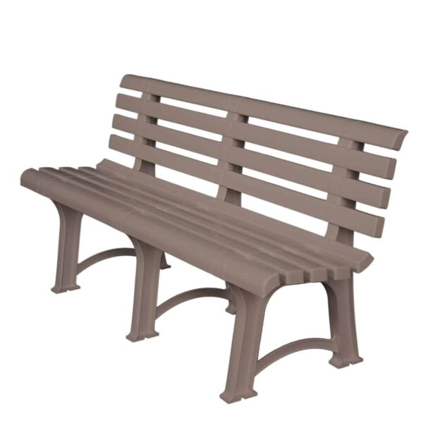 ATENA Παγκάκι Κήπου-Βεράντας, PP Tortora 150x73x51cm - Image 2