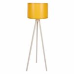 ΦΩΤΙΣΤΙΚΟ ΔΑΠΕΔΟΥ ΞΥΛΙΝΟ ΕΚΡΟΥ ΜΕ ΚΙΤΡΙΝΟ ΚΑΠΕΛΟ HM7272.15 Φ38x145 εκ.