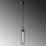 ΦΩΤΙΣΤΙΚΟ ΟΡΟΦΗΣ ΚΡΕΜΑΣΤΟ ΜΕΤΑΛΛΙΚΟ ΜΑΥΡΟ HM7253 Φ8Χ123 - Image 4