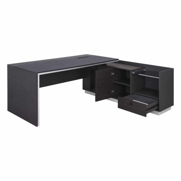 ΓΡΑΦΕΙΟ ΕΠΑΓΓΕΛΜΑΤΙΚΟ ΔΕΞΙΑ ΓΩΝΙΑ ROSEWOOD HM2112R 200X160X76Υ εκ. - Image 3