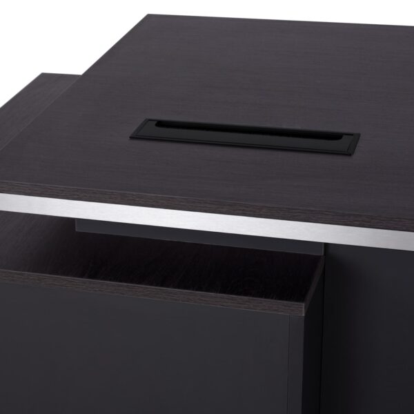ΓΡΑΦΕΙΟ ΕΠΑΓΓΕΛΜΑΤΙΚΟ ΜΕ ΔΕΞΙΟ ΝΤΟΥΛΑΠΙ ROSEWOOD HM2113R 180X80X76Υ εκ. - Image 5