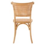 ΚΑΡΕΚΛΑ ΞΥΛΙΝΗ LIBERTY ΜΕ ΠΛΕΞΗ RATTAN ΣΕ ΦΥΣΙΚΗ ΑΠΟΧΡΩΣΗ HM8752.01 49x54x89 εκ. - Image 6