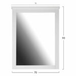 ΚΑΘΡΕΠΤΗΣ ΤΟΥΑΛΕΤΑΣ ROSEMARY HM314.05 ΛΕΥΚΟΣ 72X93 εκ. - Image 2