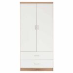 ΝΤΟΥΛΑΠΑ 2ΦΥΛΛΗ ME 2 ΣΥΡΤΑΡΙΑ REINA HM338.06 SONAMA-ΛΕΥΚΗ 80Χ42,5Χ180,5Υ εκ. - Image 4