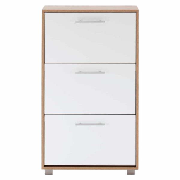 ΠΑΠΟΥΤΣΟΘΗΚΗ ΜΕΛΑΜΙΝΗΣ DAVINA 3ΘΕΣΕΩΝ HM2221.06 SONAMA-ΛΕΥΚΗ 62Χ24Χ110Υ εκ. - Image 4