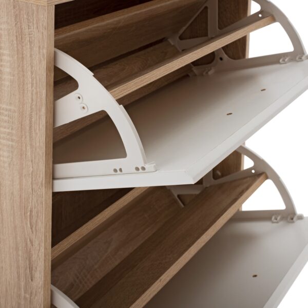 ΠΑΠΟΥΤΣΟΘΗΚΗ ΜΕΛΑΜΙΝΗΣ DAVINA 3ΘΕΣΕΩΝ HM2221.06 SONAMA-ΛΕΥΚΗ 62Χ24Χ110Υ εκ. - Image 6