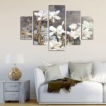 ΠΕΝΤΑΠΤΥΧΟΣ ΠΙΝΑΚΑΣ MDF MAGNOLIA KOBUS HM7207.01 82X56x0,3 εκ. - Image 3