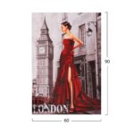 ΠΙΝΑΚΑΣ ΚΑΜΒΑΣ LONDON HM7154.05 60X90X2.5 εκ. - Image 2