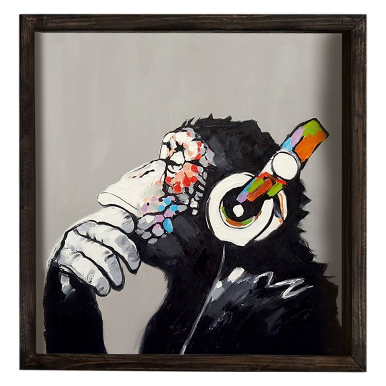 HM7330 ΠΙΝΑΚΑΣ MDF FUNKY MONKEY HM7330 33x33 εκ. - Image 1