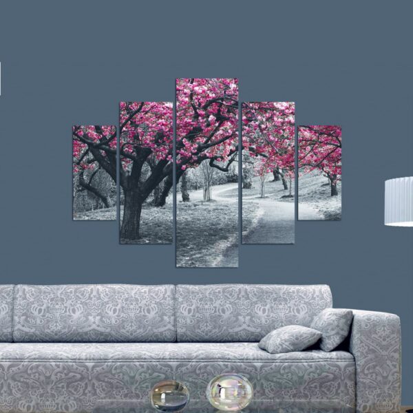 ΠΙΝΑΚΑΣ ΠΕΝΤΑΠΤΥΧΟ MDF BLOOMING TREE 82Χ56x3  HM7207.04 - Image 3