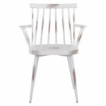 ΠΟΛΥΘΡΟΝΑ ΑΛΟΥΜΙΝΙΟΥ YVONNE ΛΕΥΚΗ ΠΑΤΙΝΑ HM5555.02 60x50x82 εκ. - Image 3