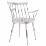 ΠΟΛΥΘΡΟΝΑ ΑΛΟΥΜΙΝΙΟΥ YVONNE ΛΕΥΚΗ ΠΑΤΙΝΑ HM5555.02 60x50x82 εκ. - Image 5