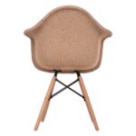 ΠΟΛΥΘΡΟΝΑ ΜΕ ΞΥΛΙΝΑ ΠΟΔΙΑ & ΜΕ ΥΦΑΣΜΑ ΜΠΕΖ MIRTO HM005.63 63x57x81 εκ. - Image 6