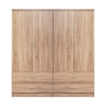 ΣΕΤ 2 ΤΜΧ ΝΤΟΥΛΑΠΑ 4ΦΥΛΛΗ ΜΕ 4 ΣΥΡΤΑΡΙΑ SONAMA 160X42X181 HM11349.02