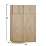 ΣΕΤ 4 ΤΜΧ ΝΤΟΥΠΑΛΑ 4ΦΥΛΛΗ ΜΕ ΠΑΤΑΡΙ SONAMA 160X42X241 HM11353.02 - Image 2