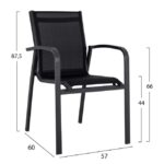 ΣΕΤ 5ΤΜΧ ΤΡΑΠΕΖΙ ΑΛΟΥΜΙΝΙΟΥ & ΠΟΛΥΘΡΟΝΕΣ ΑΛΟΥΜΙΝΙΟΥ ΑΝΘΡΑΚΙ HM10598.02 - Image 3