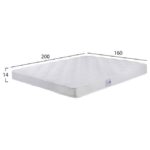 ΣΤΡΩΜΑ CLASSIC ΜΕ ΧΑΜΗΛΗ ΣΟΥΣΤΑ 160X200X14Υ εκ. HM11346.160 - Image 2