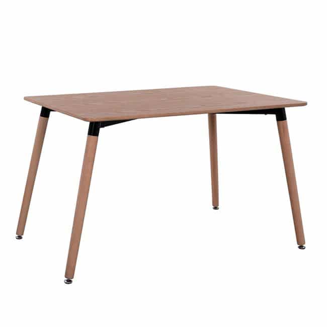 HM8697.04 ΤΡΑΠΕΖΙ HM8697.04 MINIMAL, 160Χ90X74,5, ΦΥΣΙΚΟ ΜΕ ΞΥΛΙΝΑ ΠΟΔΙΑ ΟΞΙΑ - Image 1