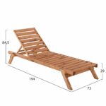 ΞΑΠΛΩΣΤΡΑ ΕΠΑΓΓΕΛΜΑΤΙΚΗ JULES HM11431.03 ΦΥΣΙΚΗ ΑΠΟ ΞΥΛΟ ΕΛΑΤΗΣ 72x196x29-84 εκ. - Image 2