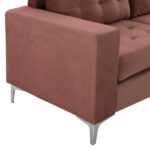 ΚΑΝΑΠΕΣ ΓΩΝΙΑ ΑΝΑΣΤΡΕΨΙΜΗ SANTINO HM3152.12 ΒΕΛΟΥΔΟ ΣΑΠΙΟ ΜΗΛΟ 190x75-128x82Υ εκ. - Image 6