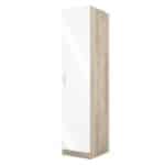 Ντουλάπα Μονόφυλλη 1211010 Σόνομα Λευκό, 52x191x40, Genomax
