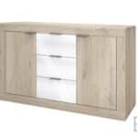 Συρταριέρα 1213075 Σόνομα Λευκό, 138/45/81 εκ., Genomax