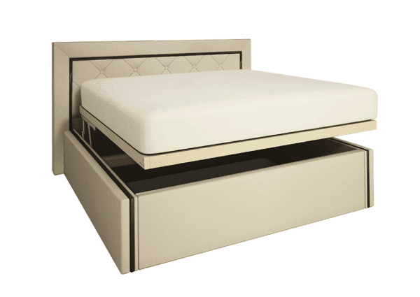 Σετ Κρεβατοκάμαρας 5 τεμαχίων, 160/200, Kantan, με ΔΩΡΟ σκαμπό και μηχανισμό ανύψωσης, 176/217/104 εκ., Genomax - Image 3