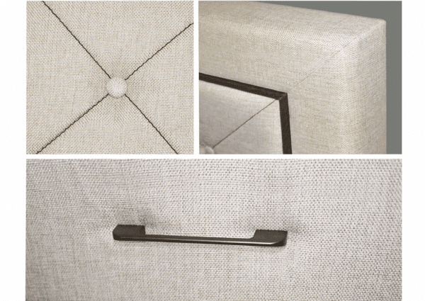 Σετ Κρεβατοκάμαρας 5 τεμαχίων, 160/200, Kantan, με ΔΩΡΟ σκαμπό και μηχανισμό ανύψωσης, 176/217/104 εκ., Genomax - Image 4