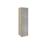 Ντουλάπα Μονόφυλλη, Σόνομα/Γκρί, AVA 1, 39x185x50, Genomax