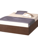 Κρεβάτι ξύλινο High, Βέγγε, 180/200, Genomax