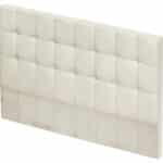 Κεφαλάρι κρεβατιού επενδυμένο με ύφασμα για κρεβάτι με πλάτος από 82 έως 180 εκ., Ivory, Catleya