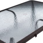 ΤΡΑΠΕΖΙ BRUNO 150X90Χ75Υεκ. ΜΕΤΑΛΛΙΚΟ ΟΡΘΟΓΩΝΙΟ ΚΑΦΕ ΜΕ ΤΡΥΠΑ ΟΜΠΡΕΛΑΣ Φ38 HM5145.12 - Image 6