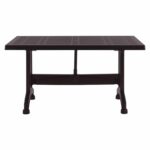 ΤΡΑΠΕΖΙ ΠΟΛΥΠΡΟΠΥΛΕΝΙΟΥ CORNWALL HM5738.03 ΚΑΦΕ 140X80X73.5Yεκ. - Image 3