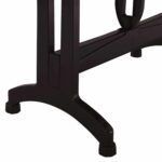 ΤΡΑΠΕΖΙ ΠΟΛΥΠΡΟΠΥΛΕΝΙΟΥ CORNWALL HM5738.03 ΚΑΦΕ 140X80X73.5Yεκ. - Image 6