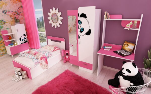 Παιδικό υπνοδωμάτιο 4 τμχ, 82/190, Panda, Genomax - Image 2