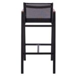ΣΚΑΜΠΟ ΜΠΑΡ ΑΛΟΥΜΙΝΙΟΥ ΑΝΘΡΑΚΙ ΜΕ POLYWOOD 52 x 58 x 108 εκ. HM5790.02 - Image 6