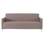 STYLE Καναπές Σαλονιού Καθιστικού, 2Θέσιος, Pu Cappuccino K/D 112x71x72cm