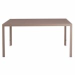 ΤΡΑΠΕΖΙ ΜΕΤΑΛΛΙΚΟ OFER ΟΡΘΟΓΩΝΙΟ ΚΑΠΟΥΤΣΙΝΟ ΜΕ ΓΥΑΛΙ ΚΑΠΟΥΤΣΙΝΟ 150X90Χ75Υεκ. HM5767.04 - Image 3