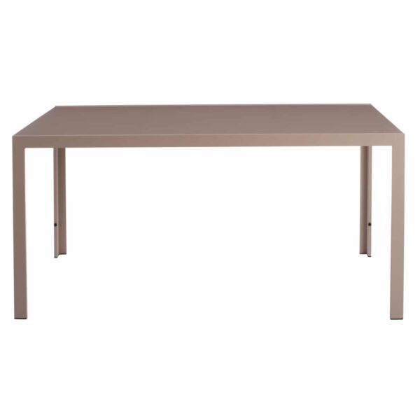 ΤΡΑΠΕΖΙ ΜΕΤΑΛΛΙΚΟ OFER ΟΡΘΟΓΩΝΙΟ ΚΑΠΟΥΤΣΙΝΟ ΜΕ ΓΥΑΛΙ ΚΑΠΟΥΤΣΙΝΟ 150X90Χ75Υεκ. HM5767.04 - Image 3