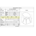 ALMA Πολυθρόνα - Μπερζέρα Σαλονιού - Καθιστικού Φυσικό Ύφασμα Ανοιχτό Μπλε Velure,K/D 69x76x97cm - Image 3