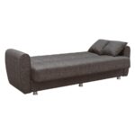 SYDNEY Καναπές - Κρεβάτι με Αποθηκευτικό Χώρο, 3Θέσιος Ύφασμα Καφέ Sofa:210x80x75 Bed:180x100cm - Image 3