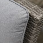 BOOZER Set Σαλόνι-Τραπεζαρ.ALU Τραπέζι ανυψούμενο+2τ 3θ Γωνία +2τ Σκαμπό, Ανοιχτό Γκρι Τραπ:140x80x46/69cm & 8 Θέσεις - Image 5