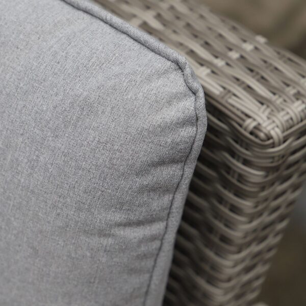 BOOZER Set Σαλόνι-Τραπεζαρ.ALU Τραπέζι ανυψούμενο+2τ 3θ Γωνία +2τ Σκαμπό, Ανοιχτό Γκρι Τραπ:140x80x46/69cm & 8 Θέσεις - Image 5