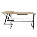 ΓΩΝΙΑΚΟ ΓΡΑΦΕΙΟ SONAMA ΕΠΙΦΑΝΕΙΑ ΜΕ ΜΕΤΑΛΛΙΚΟ ΣΚΕΛΕΤΟ HM2127.01 158Χ120Χ74εκ. - Image 3