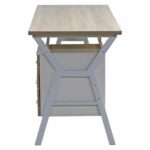 ΓΡΑΦΕΙΟ ΜΕ ΜΕΤΑΛΛΙΚΟ ΣΚΕΛΕΤΟ HM2132.01 SONAMA ΛΕΥΚΟ 150X60X76Υ εκ. - Image 3