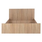 ΚΡΕΒΑΤΙ ADLER ΜΕΛΑΜΙΝΗΣ ΔΙΠΛΟ ΓΙΑ ΣΤΡΩΜΑ 160Χ200εκ. SONOMA OAK HM2432 - Image 3