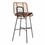ΣΚΑΜΠΟ ΜΕΤΑΛΛΙΚΟ EDDIE ΜΕ ΜΑΞΙΛΑΡΙ HM5708 ΜΕ WICKER ΜΠΕΖ 45Χ46.5Χ115Υ εκ. - Image 5