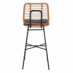 ΣΚΑΜΠΟ ΜΕΤΑΛΛΙΚΟ EDDIE ΜΕ ΜΑΞΙΛΑΡΙ HM5708 ΜΕ WICKER ΜΠΕΖ 45Χ46.5Χ115Υ εκ. - Image 6